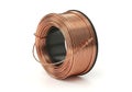 Spool of Shiny Copper Wire: Electrical Conductor for Wiring and Electronics Projects {Ai generated Royalty Free Stock Photo