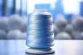 Spool of thread on table Royalty Free Stock Photo