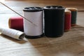 Spools of thread