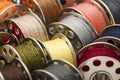 Spools of yarn Royalty Free Stock Photo