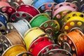 Spools of yarn Royalty Free Stock Photo