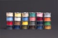 Spools of yarn Royalty Free Stock Photo