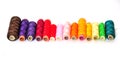 Spools yarn rolls Royalty Free Stock Photo
