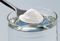 Spoon of baking soda Royalty Free Stock Photo