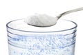 Spoon of baking soda Royalty Free Stock Photo