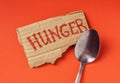 Food crisis, global hunger, food supply issue concept Royalty Free Stock Photo