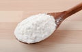 Spoon of corn starch Royalty Free Stock Photo