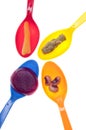 Spoon Full of Vegetables Royalty Free Stock Photo