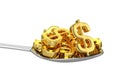 Spoon And Golden Dollars