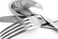 Spoon, knife and fork Royalty Free Stock Photo