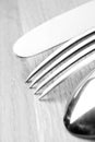 Spoon, knife and fork Royalty Free Stock Photo