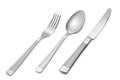 Spoon, knife, fork