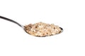 Spoon of Muesli View Royalty Free Stock Photo