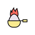 Spoon, powder, fire icon. Simple color with outline vector elements of stinks icons for ui and ux, website or mobile application