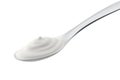 Spoon of Yogurt Royalty Free Stock Photo