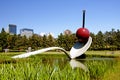 Spoonbridge and Cherry Sculpture located in Minneapolis, Minnesota