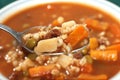 Spoonful Of Beef Barley Soup