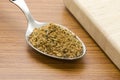 Spoonful of cajun seasoning Royalty Free Stock Photo