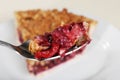 Spoonful mixed fruit crumble pie