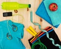 Sport accessories for fitness classes