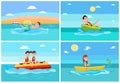 Sport Activities Collection Vector Illustration Royalty Free Stock Photo