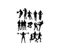 Sport Activity Silhouettes