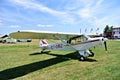Sport airplane before take off on runway, on sport airfield, in city Prijedor, in RS, Bosnia and Herzegovina