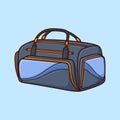 Sport Bag Cartoon Vector Illustration Isolated Royalty Free Stock Photo