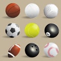 sport balls collection,Illustration