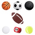Sport Balls Royalty Free Stock Photo
