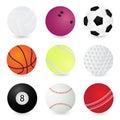 Sport Balls Icon Set