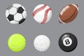 Sport balls isolated tournament win round basket soccer equipment and recreation leather group traditional different