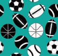 Sport Balls Royalty Free Stock Photo