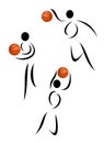 Sport basketball symbol
