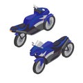 Sport Bike. Isometric Transportation