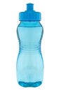 Sport blue plastic water bottle