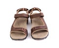 A sport brown sandals Royalty Free Stock Photo