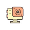 Sport camera icon