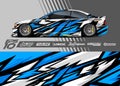 Race car wrap designs illustrations