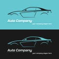 Sport car design concept automotive topics vector logo design template.