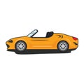 Sport car element  vector cartoon concept design template Royalty Free Stock Photo