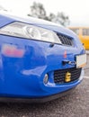 Sport car headlight Royalty Free Stock Photo