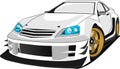 Sport car illustration vector art