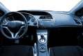 Sport car interior Royalty Free Stock Photo