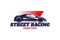 Sport car logo 100 %