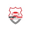 sport car logo template design vector - Vector Royalty Free Stock Photo