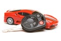 Sport car model with key