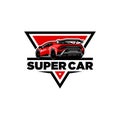 sport car, super car isolated logo vector, best for car community or club