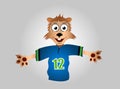 Sport cartoon mascot