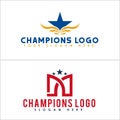 Sport champions icon logo design